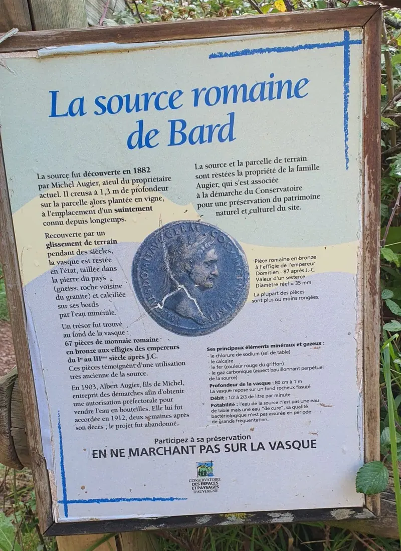 source de Bard panneau