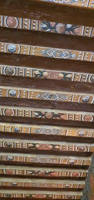 plafond à la française peint