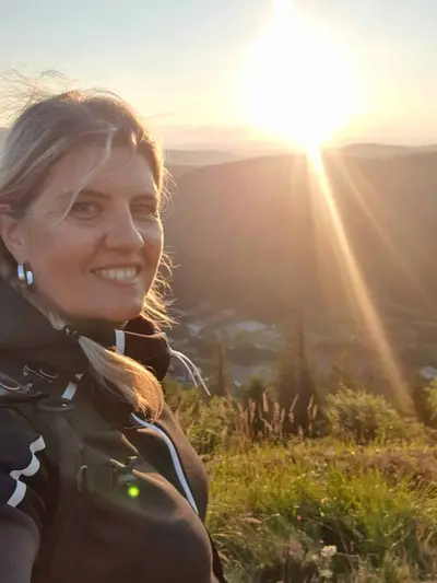 florence et un coucher de soleil sur le mont-dore
