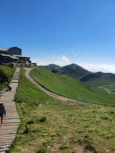escaliers menant au Puy de Sancy