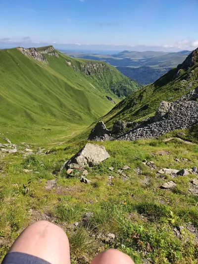 petite pause pour admirer le paysage