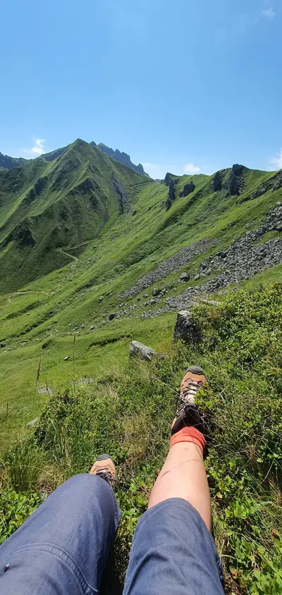 pause pour admirer le paysage