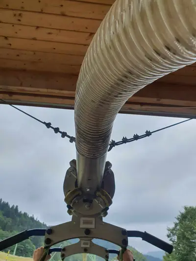 câble de la tyrolienne à virages du sancy park