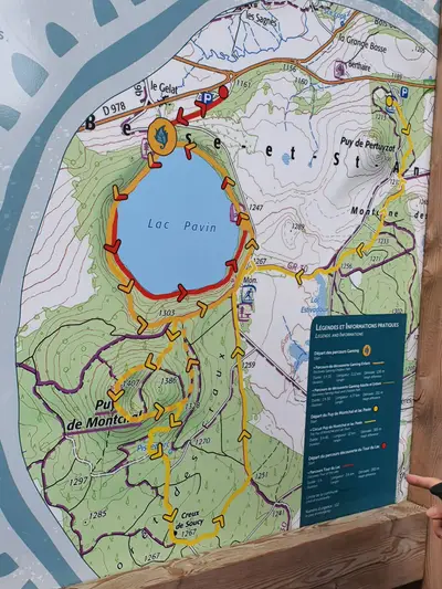 carte ign pavin
