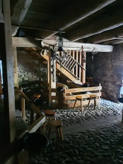 zone pour les animaux dans la maison de la toinette
