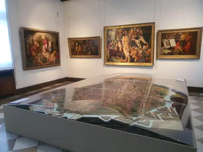 maquette sous verre er tableau de la renaissance
