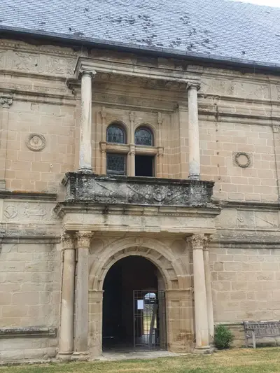 arrivée au chateau d'assier