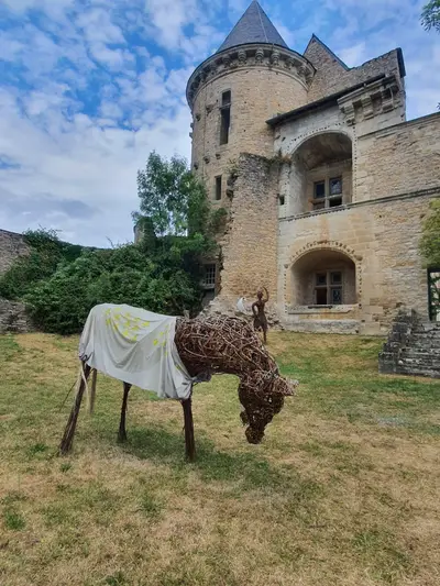 cheval en osier