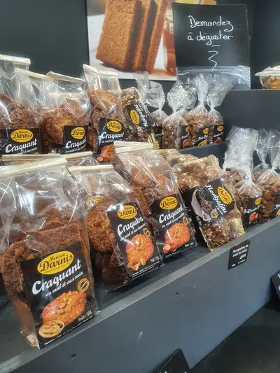 Vente de petits buiscuits