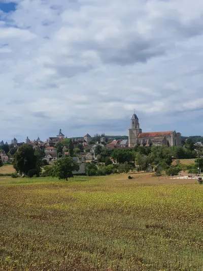 village de Martel vu depuis le train à vapeur