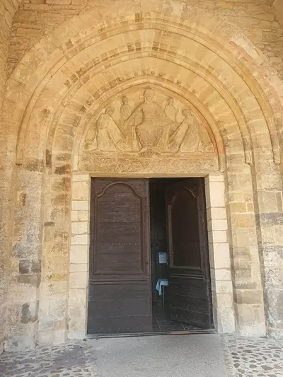 tympan de l'église de Martel