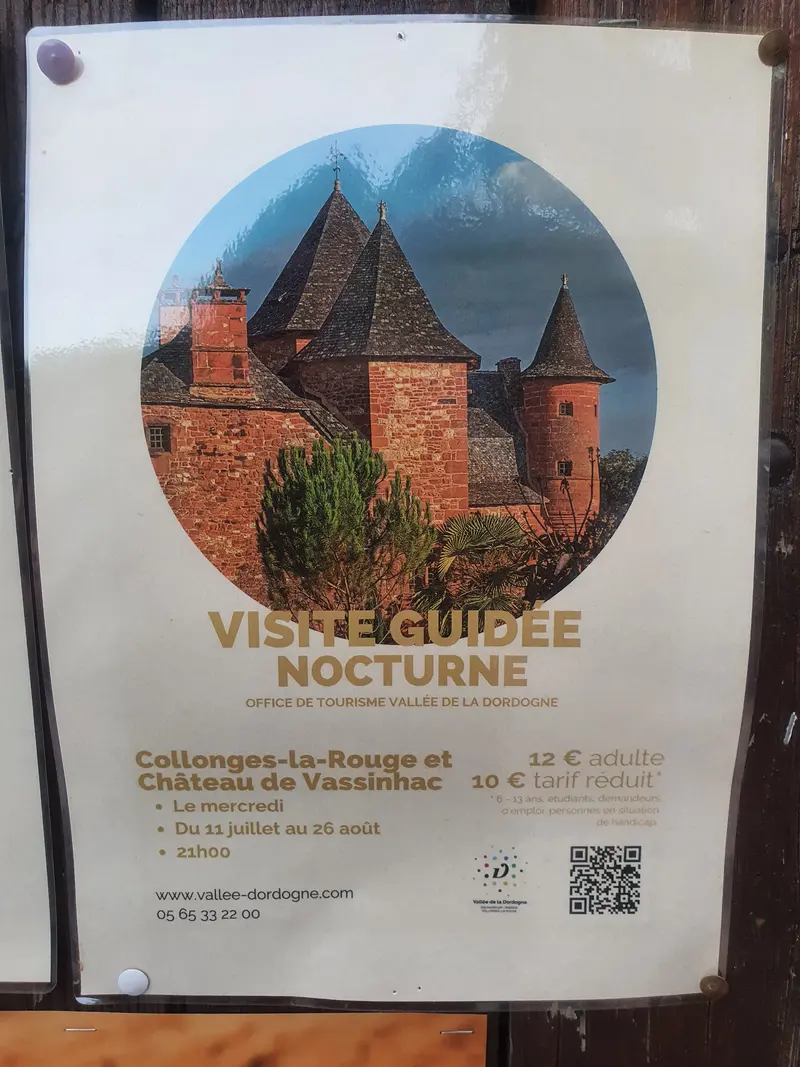 affiche de la visite guidée nocturne