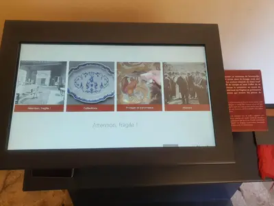 tablette de présentation