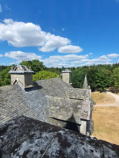vue sur la toiture
