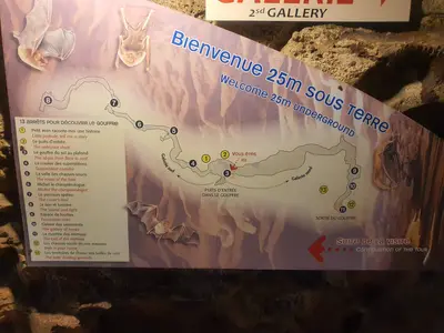 plan avec les différentes salles