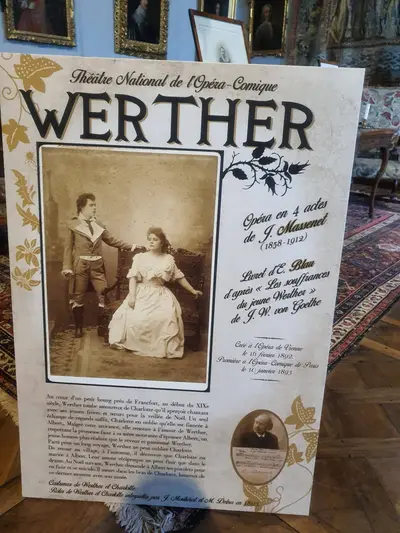 affiche de l'opéra Werther