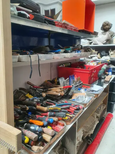 visite des coulisses de l'atelier