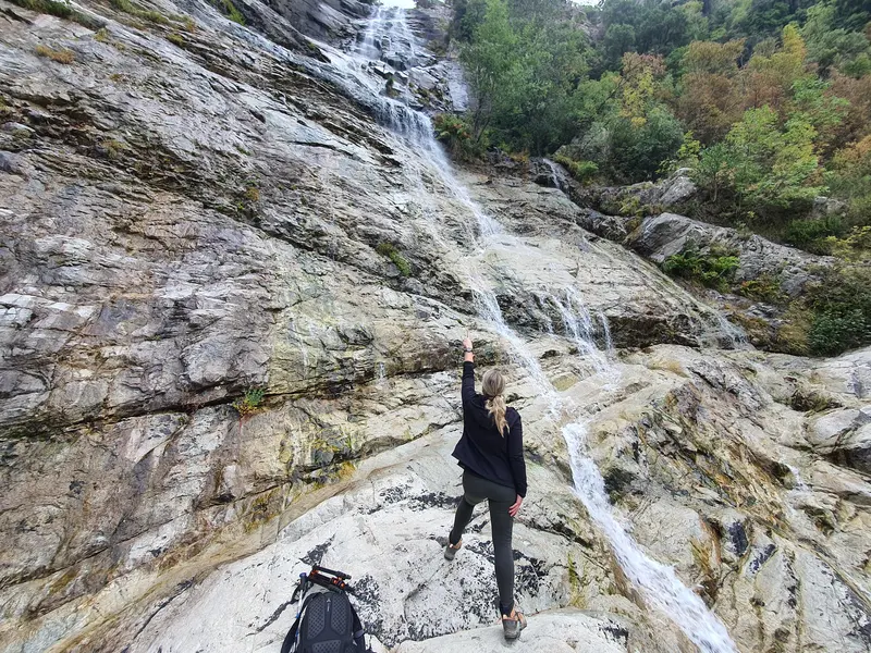 Florandophoto au pied de la cascade