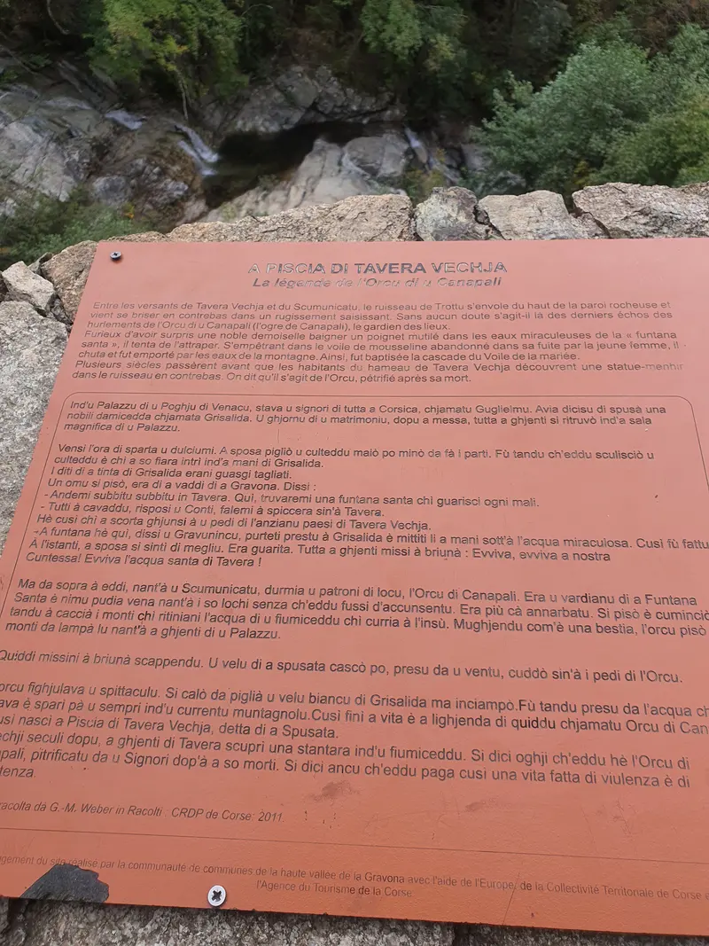 Légende de la cascade