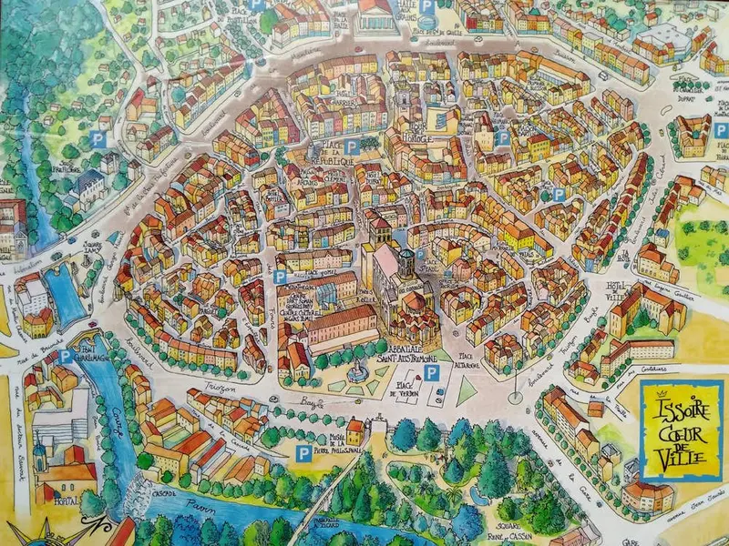 Croquis abbatiale