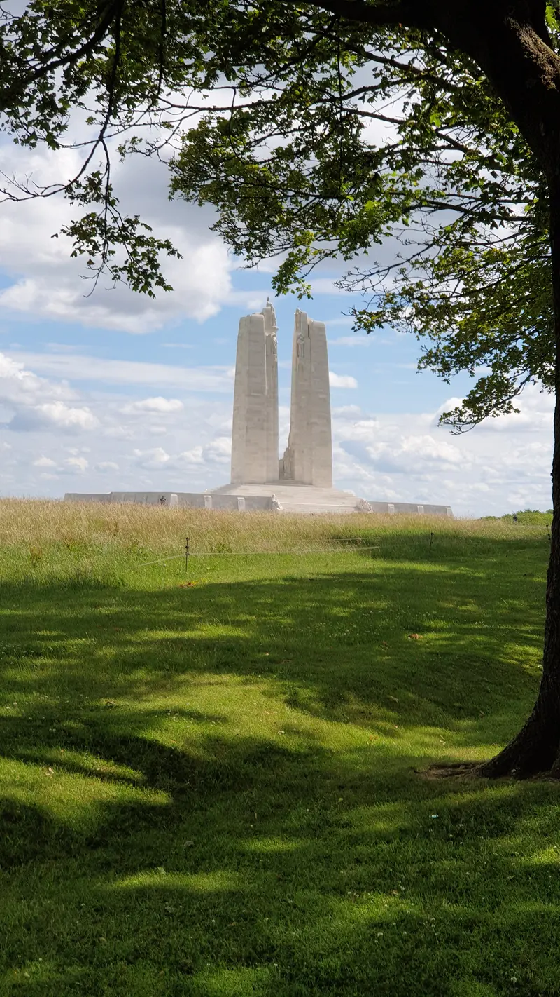 Arrivée à Vimy