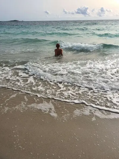 Baignade plage de palombaggia
