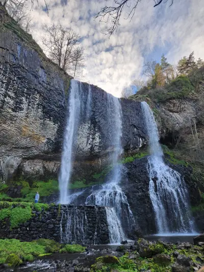 Cascade de la Beaume en bas