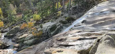 Cascade vue du haut