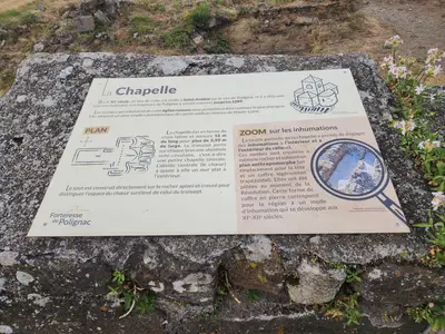 Panneau sur la chapelle