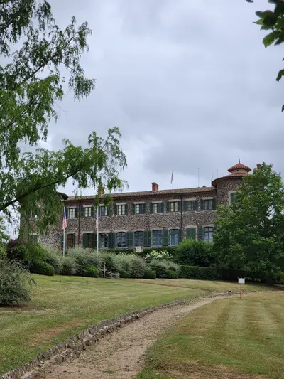 Façade du château de Chavaniac-Lafayette