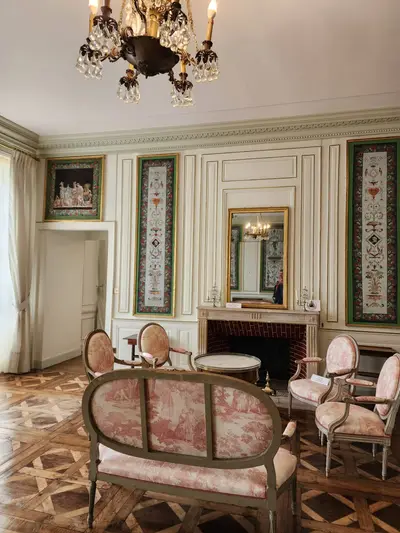 Salle de réception au château de Chavaniac-Lafayette