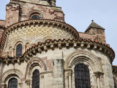 Chevet de la basilique saint-julien de Brioude