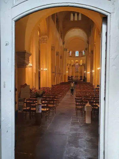 choeur avec lumière douce