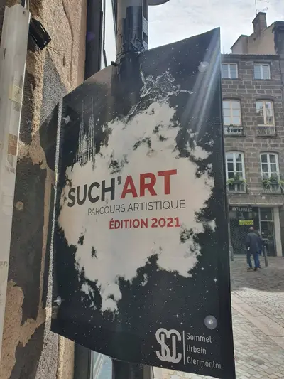 Clermont ferrand parcours street art affiche scaled