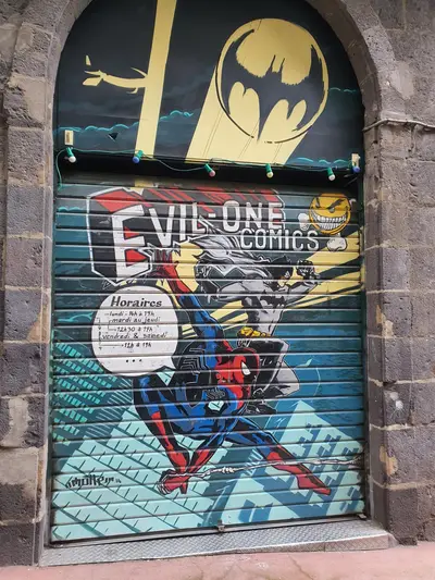 Fresque de super-héros avec Spiderman