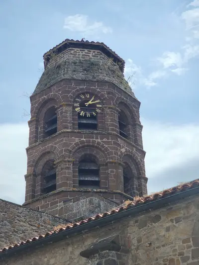 Clocher tronqué du clocher de l'abbaye de Lavaudieu