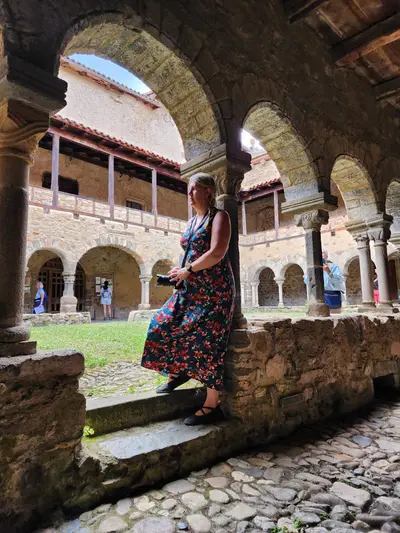 Florandophoto dans le cloître de KL