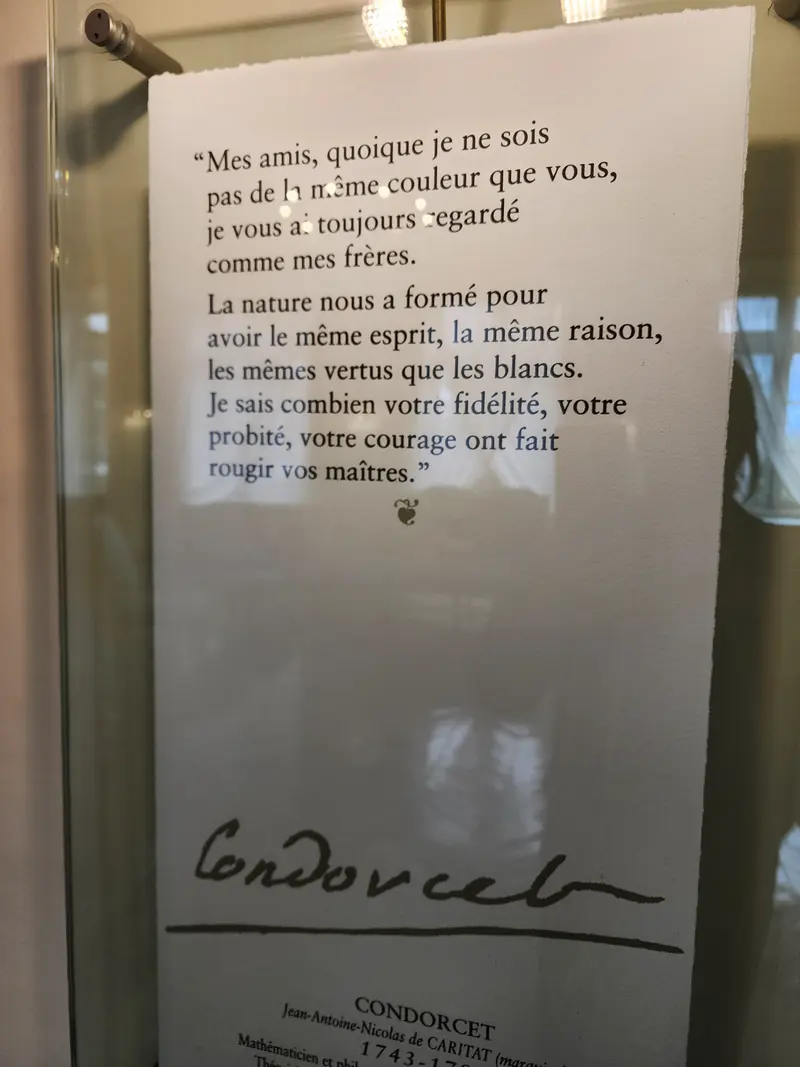Condorcet contre l'esclavage