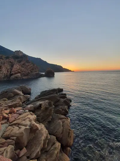Coucher de soleil depuis le haut de Porto