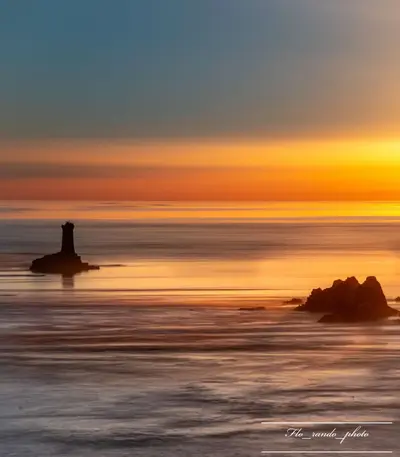 Coucher de soleil pointe du raz