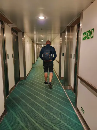 Couloir dans le ferrie
