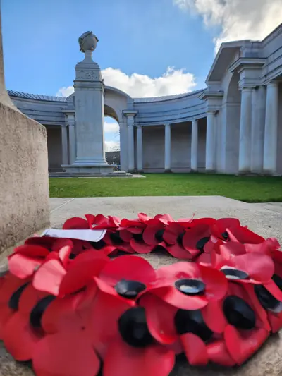 couronne de coquelicots
