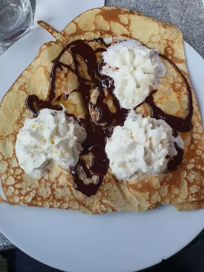 Crêpe chocolat chantilly