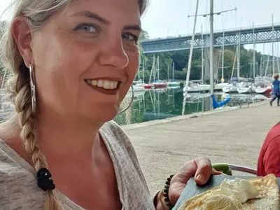 Dégustation crêpe à Port Rhu