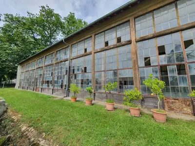 Bâtiment de l'orangerie cassé