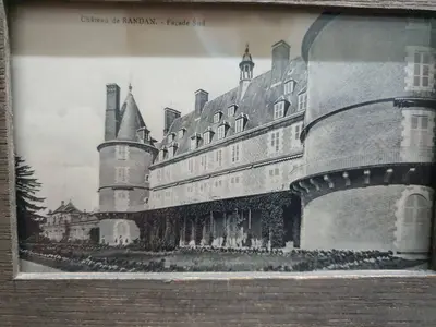 Arrière du château avant l'incendie