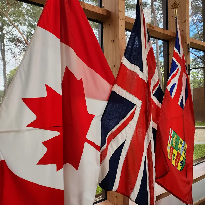 Drapeaux à Vimy