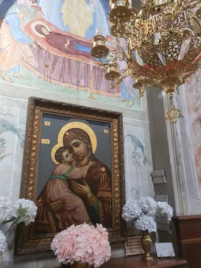 Icône vierge à l'enfant