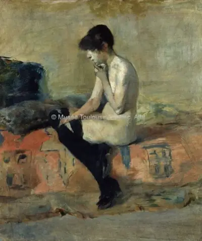 femme assise