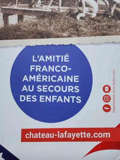 Amitié franco_américaine : le Préventorium au château de Chavaniac-Lafayette